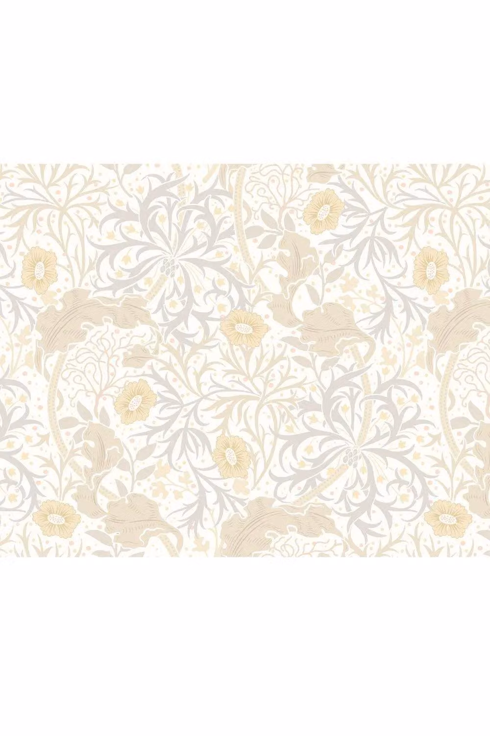 Origin Murals Trailing Seaweed Garden Wall Mural in Beige, W: 350 cm, H: 280 cm – 2