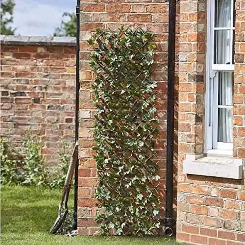 Marco Paul Artificial Maple Leaf Flower Wall Trellis in Green, W/D/H: 180 x 60 x 190 cm – 3