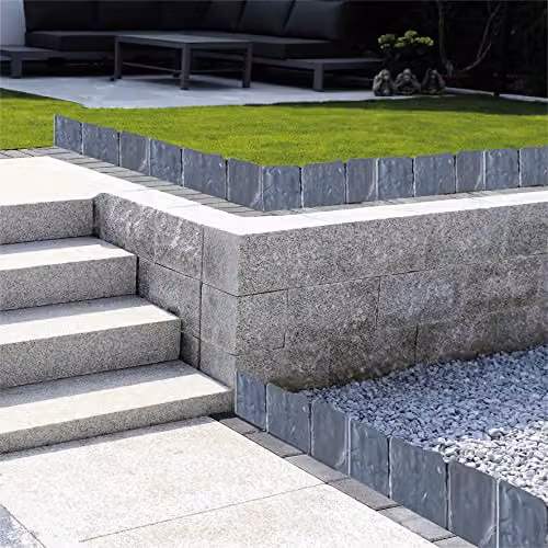 St Helens Home & Garden Grey Brick Effect Plastic Garden Border Edging, 10 Pack – 1