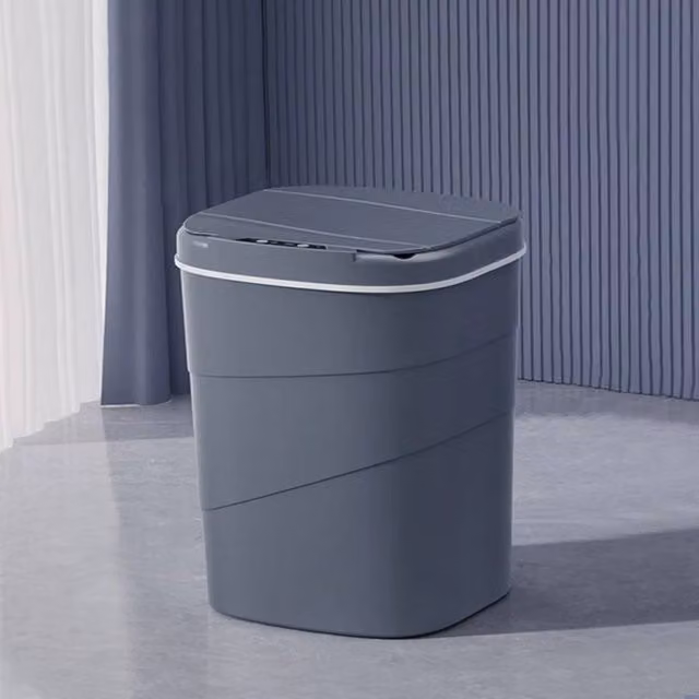SPETLEK 18L Automatic Motion Sensor Trash Can in Dark Grey – 1
