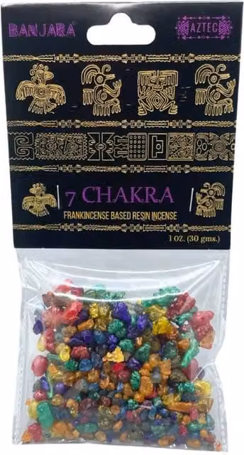 KDMD Banjara Tree 7 Chakra Aromatic Resin Incense, Multicolour – 1