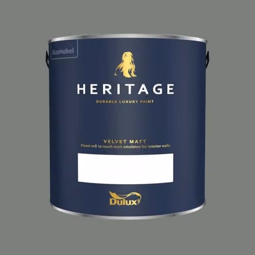 Dulux Trade Heritage Matt Paint in Waxed Khaki, 2.5l – 2