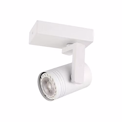 Netlighting Spiela Modern Single GU10 Ceiling Spotlight in White – 1