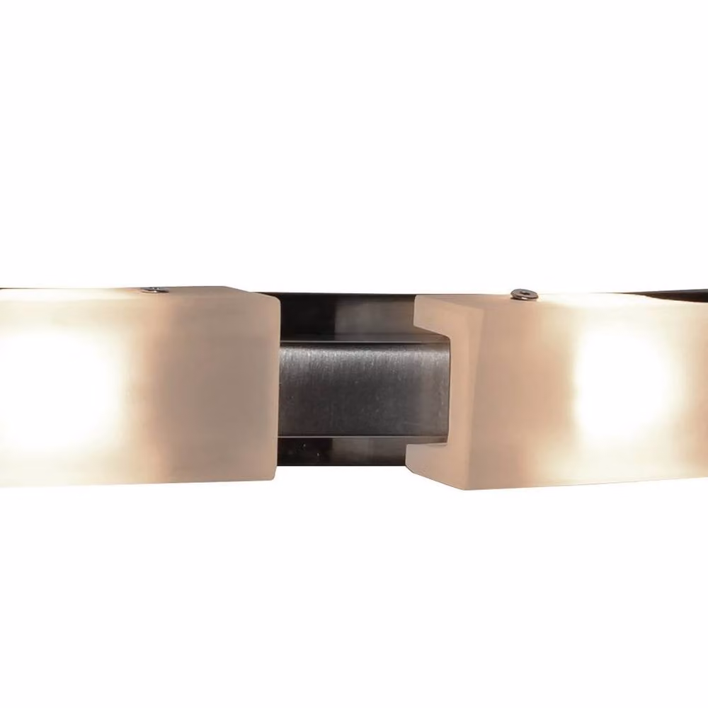 Netlighting Arco 2 Light G9 Wall Lamp in Satin Nickel Grey – 3