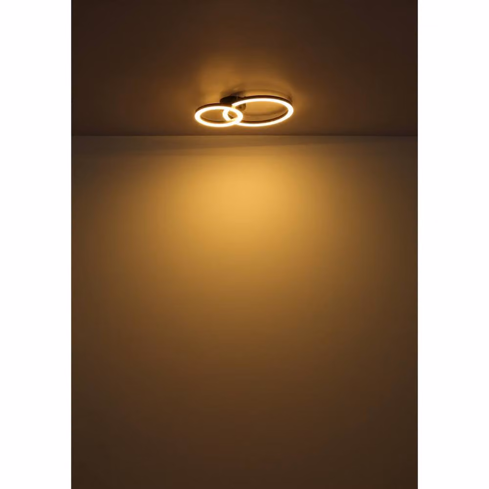 Netlighting Adda LED Ring Ceiling Light White with Warm White 3000K – 3