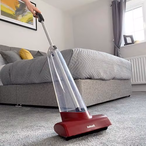 Ewbank Cascade Manual Carpet Shampooer in Red with 2.5 Litre Water Tank and 500 ml Shampoo – 2