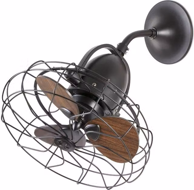 Faro Keiki Brown Wall and Ceiling Fan Without Light