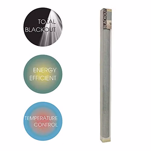 Riva Home Eclipse Blackout Roller Blind in Duck Egg Blue, Thermal Insulating Polyester, Width: 91 cm, Drop: 162 cm – 3