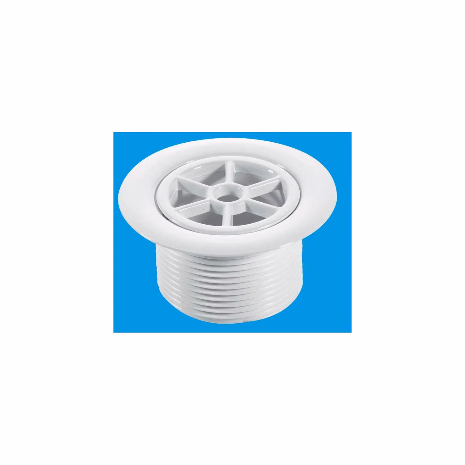 McAlpine 1.5 inch Round Standard Shower Waste in White Plastic STW70WH – 2