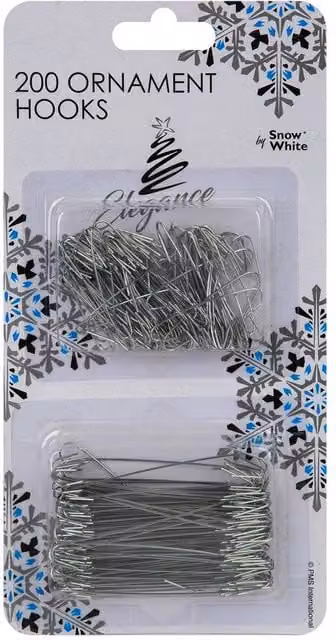 VFM e-Store Silver Metal Snowflake Christmas Decoration Hanging Ornaments, W/D/H: 20.6 x 10.5 x 1.4 cm