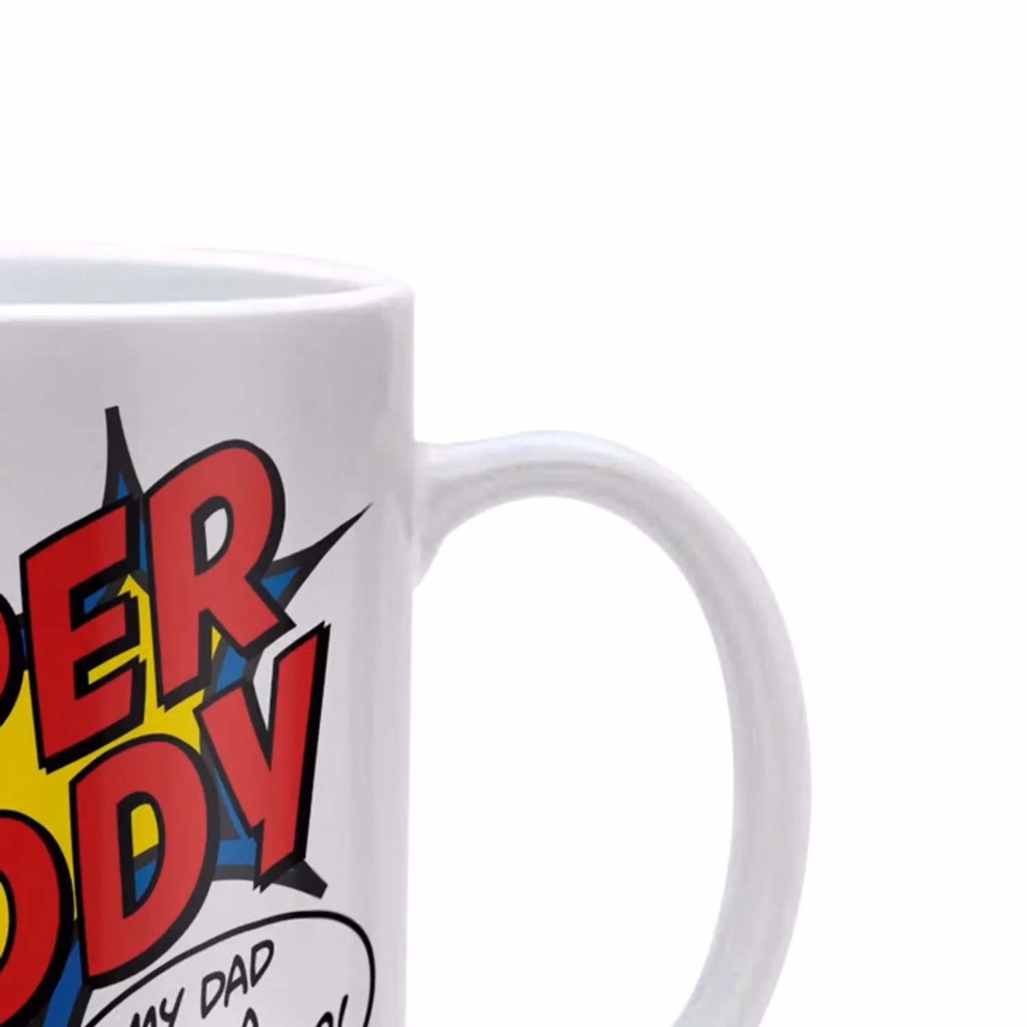 Pyramid International Super Daddy Ceramic Mug in White – 2