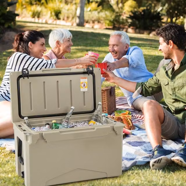 Costway 47 L Rotomoulded Cooler in Khaki