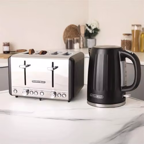 Hamilton Beach Harmony Electric Kettle, Black, 1.7 l – 2