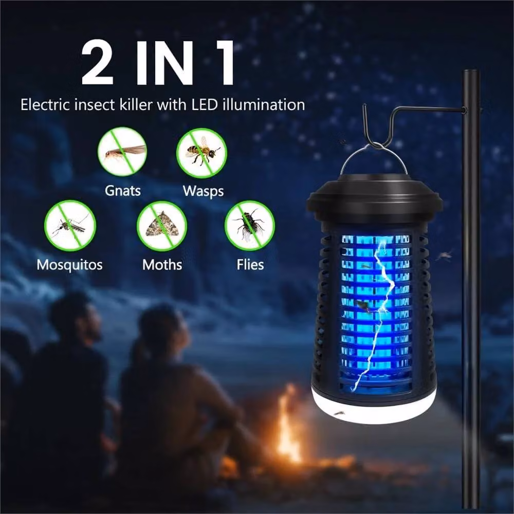Nordara 2-Piece Electric UV Insect Zapper Indoor Bug Trap, Black – 3