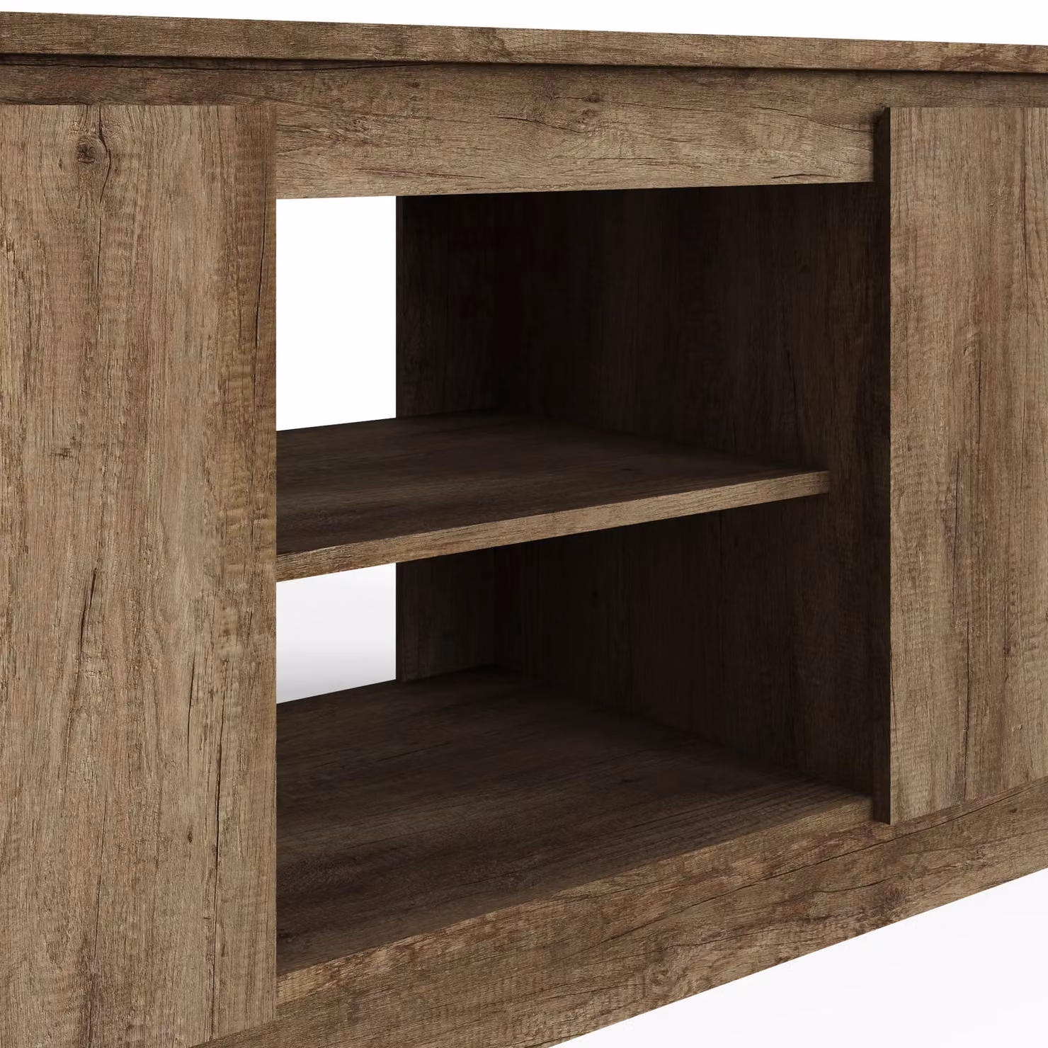 GFW Canyon Oak Modern 2 Door TV Cabinet in Brown – 4