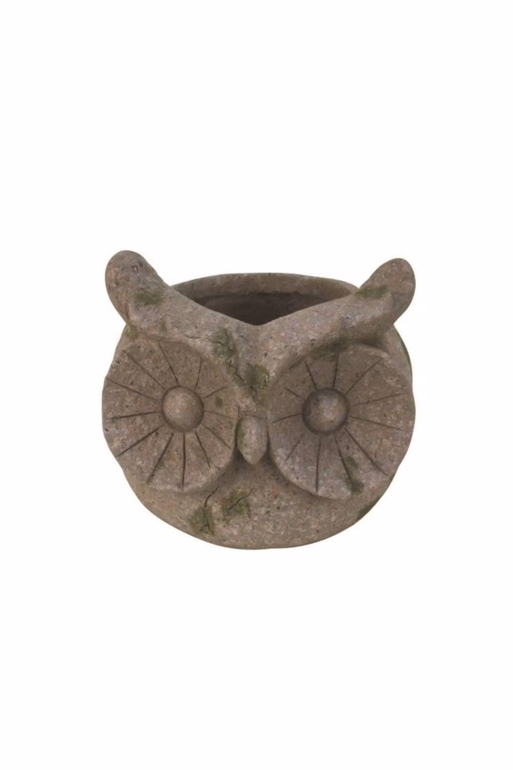 KDMD Owl Head Ceramic Planter Pot in Beige, Height: 28.5 cm – 2