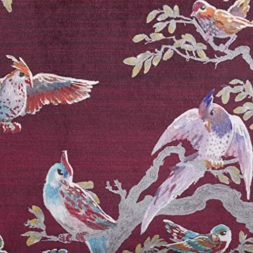 Laurence Llewelyn-Bowen Birdity Absurdity Velvet Filled Cushion, Pink, W/D/H: 43 x 43 x 43 cm – 4