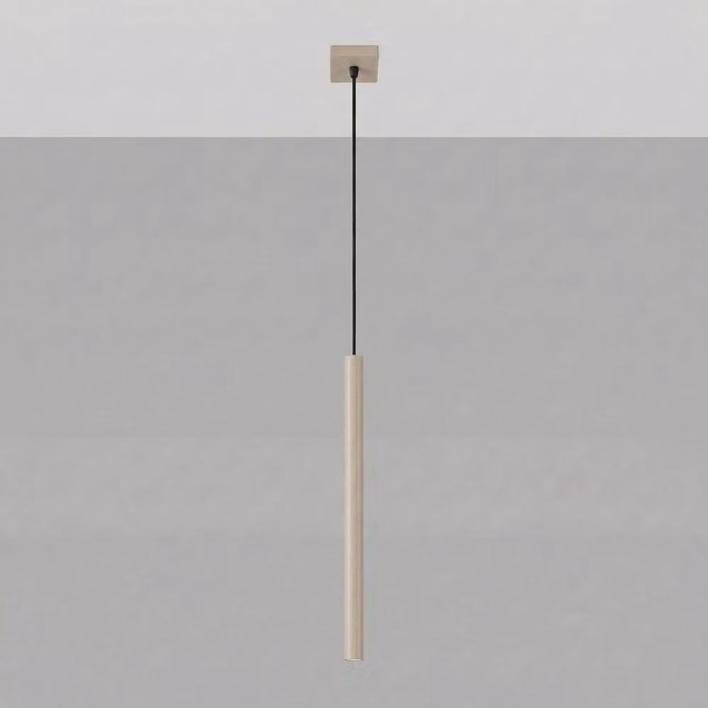 Sollux Lighting Taupe Minimalist Pendant Bar Lamp, W/D/H: 120 x 8 x 8 cm – 2