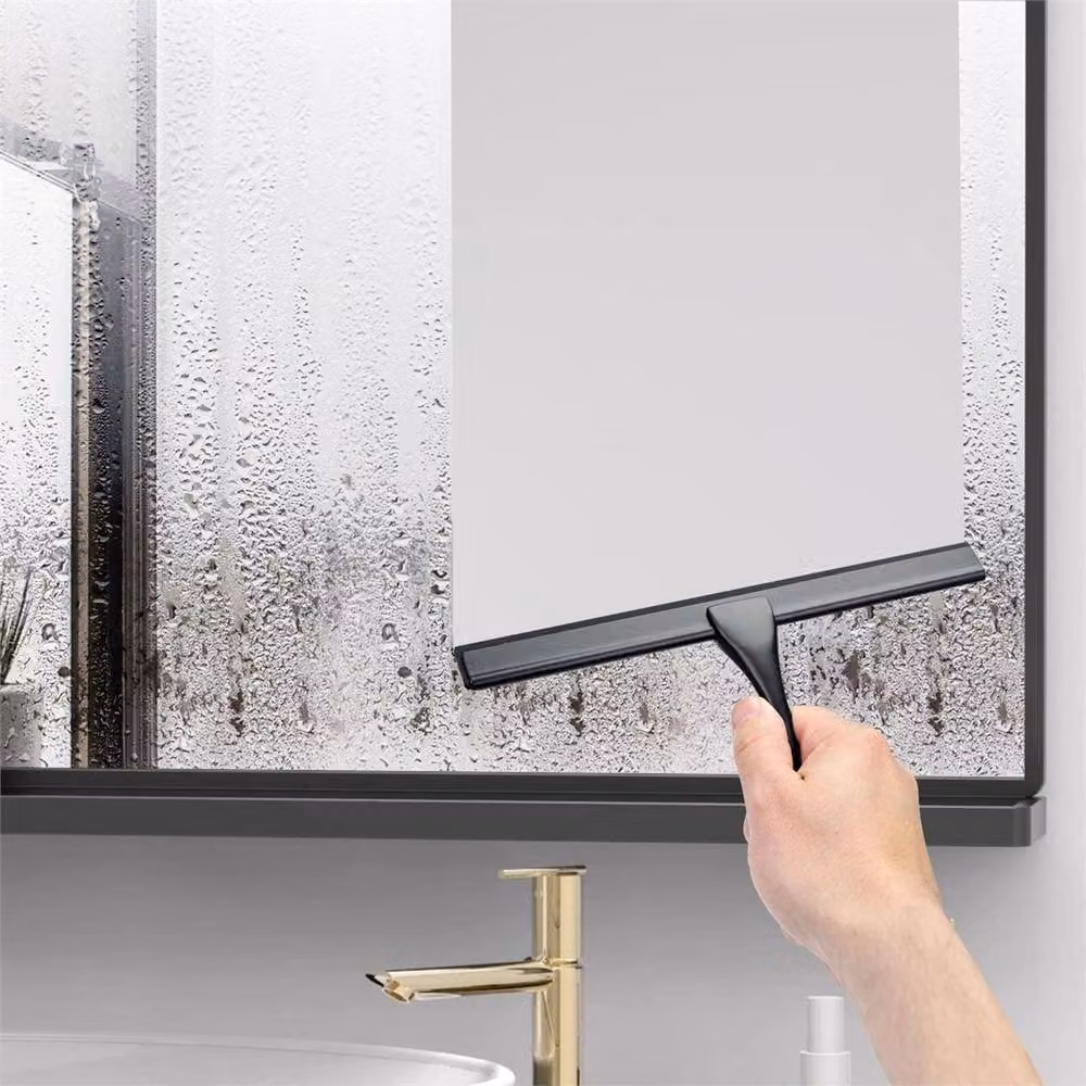 Nordara Black Glass Window Squeegee Cleaner for Showers and Car Mirrors – 5