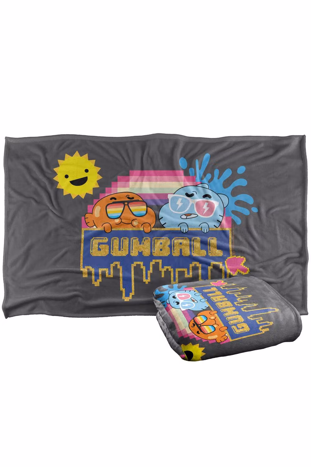 Cartoon Network Amazing World of Gumball Sunshine Silky Touch Super Soft Fluffy Throw Blanket, Multicolour, Extra Large – 2