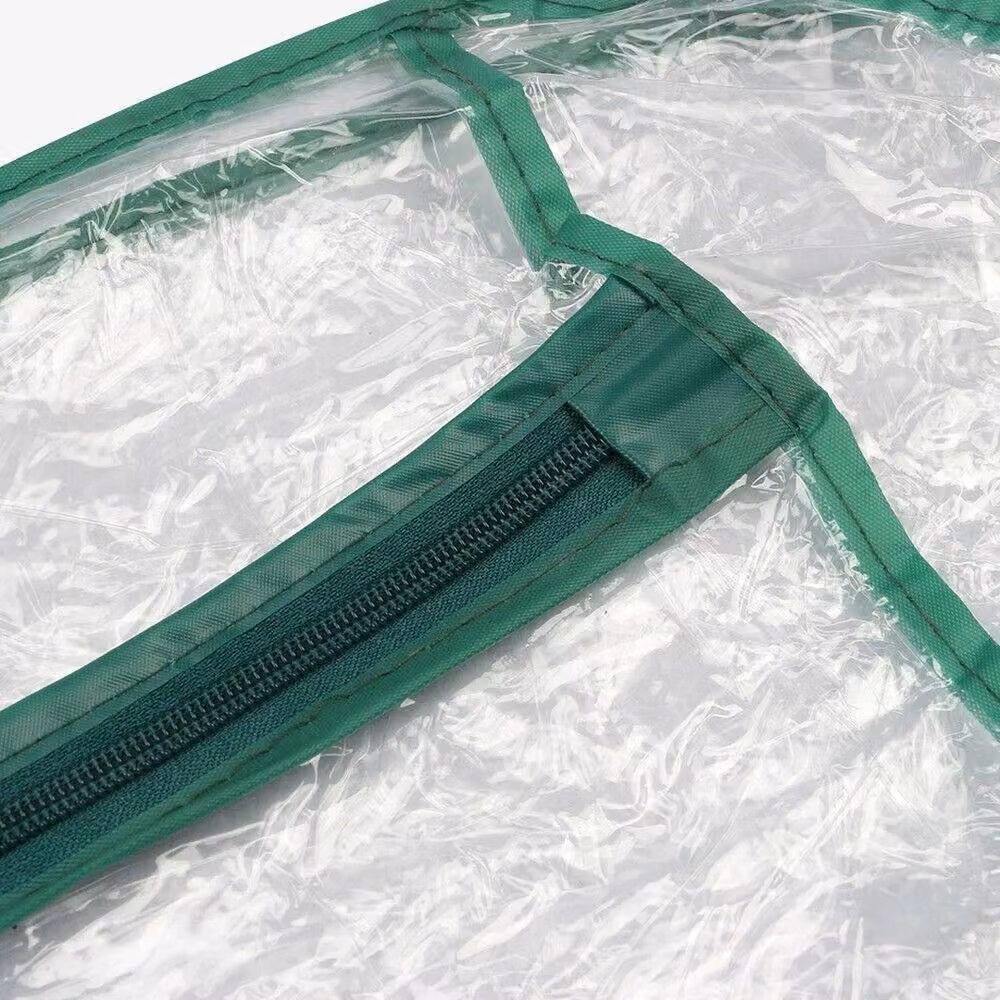 NESTLUNE 4 Tier Mini Walk In Greenhouse Grow Bag in Green and Transparent – 3