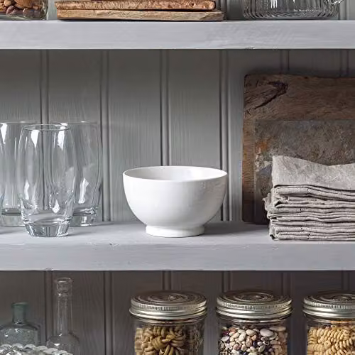 WM Bartleet & Sons 1750 T202 Traditional Porcelain Soup and Cereal Bowl, White, Diameter: 14 cm – 3