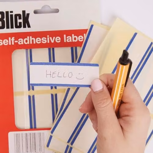 Blick Blue Self Adhesive Multipurpose Paper Stickers, 32 Labels per Pack – 2