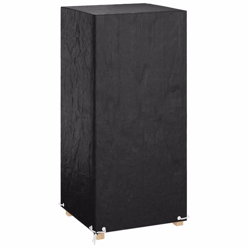 Berkfield Home Water Repellent Armchair Garden Chair Cover with 8 Eyelets, Black, W/D/H: 75 x 70 x 140 cm – 2