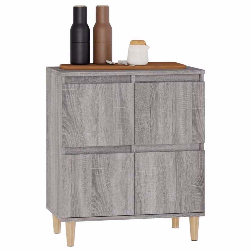 Berkfield Home Grey Sonoma Sideboard in Engineered Wood W/D/H: 60 x 35 x 70 cm – 3