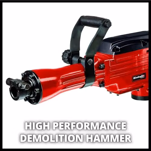 Einhell SDS Hex Demolition Hammer, 1600 W, 43 J, Red and Black – 4