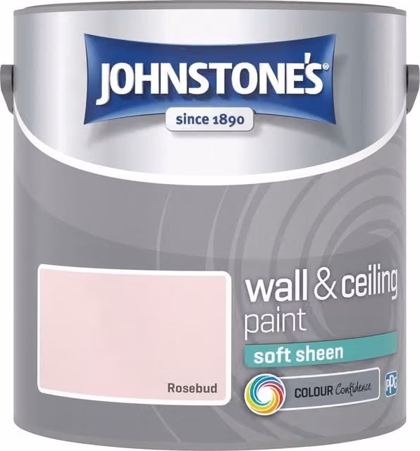 Johnstone's Rosebud Pink Vinyl Soft Sheen Emulsion Paint