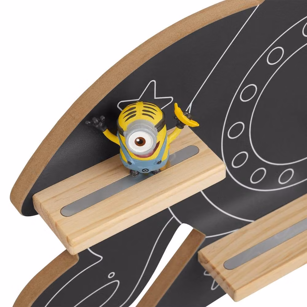 tectake Mylittlestory Rocket Wall Shelf for up to 40 Tonies in Dark Grey – 5