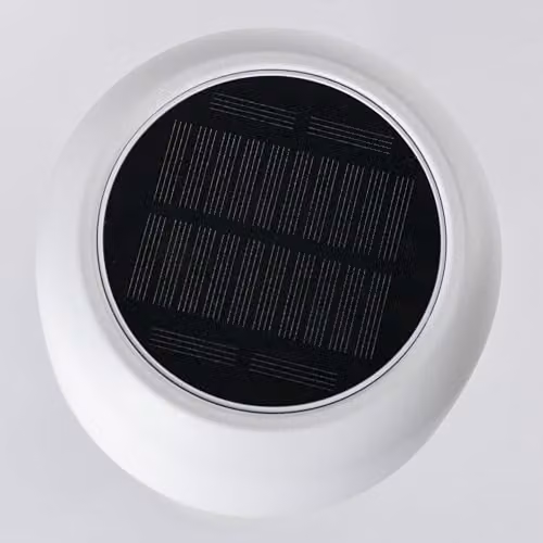 Garden Gear Solar Metal Table Lamp, Waterproof LED Touch Light with USB Charging, White – 2