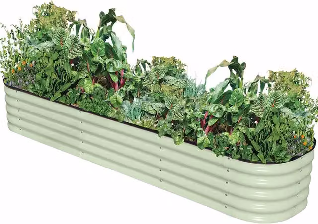 Garden Gear Original Veggie Bed Raised Planter in Sage Green