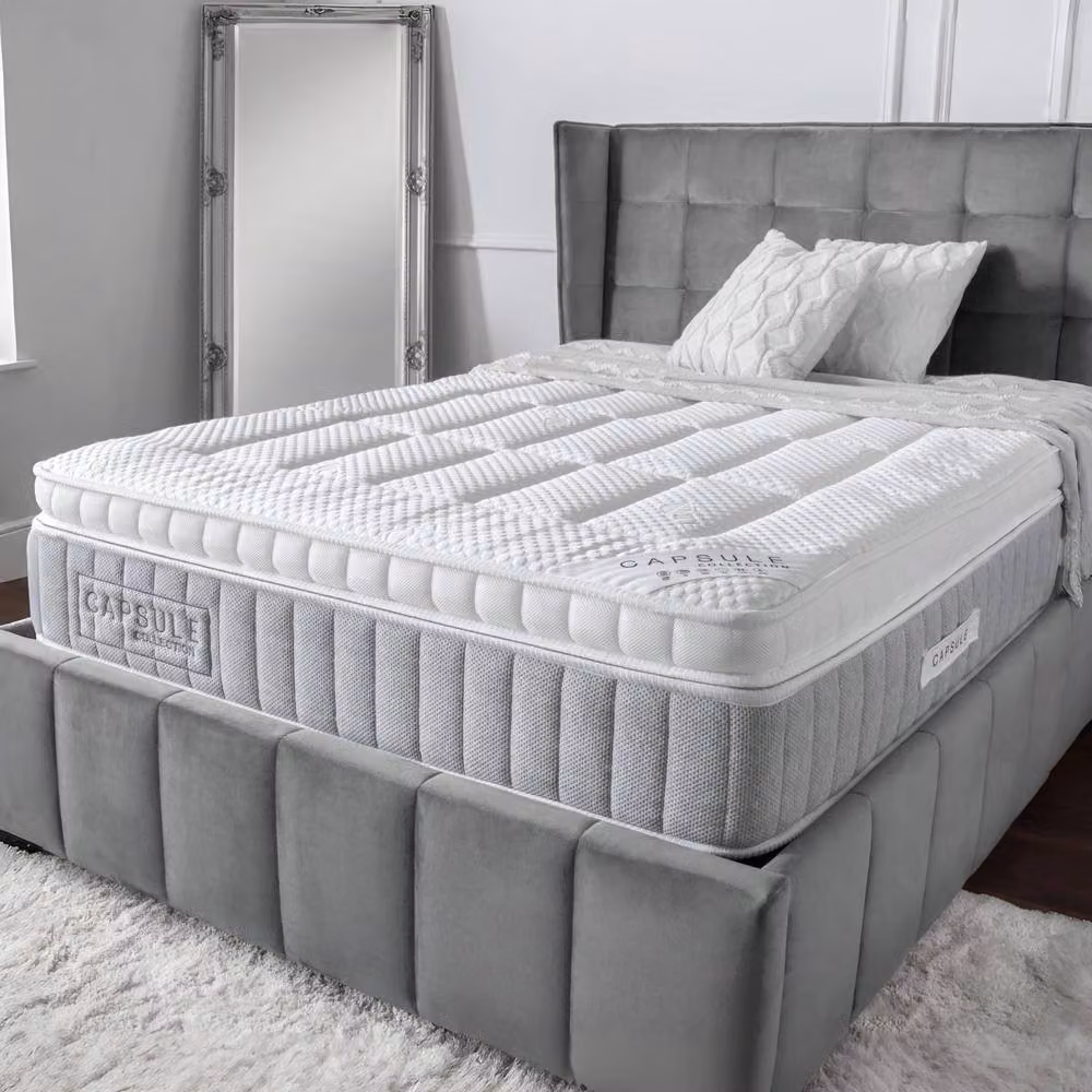 Cheshire Oakham Capsule 3000 Pocket Sprung Pillow Top Mattress in White, W/D/H: 180 x 200 cm – 2