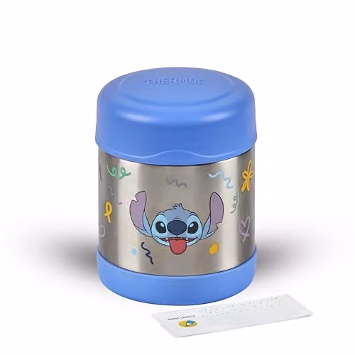Thermos Disney Stitch FUNtainer Stainless Steel Kids Food Flask, Blue, 290ml – 2