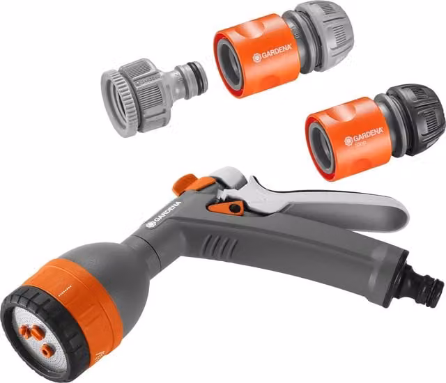 Gardena Multi Spray Gun Set in Orange and Black