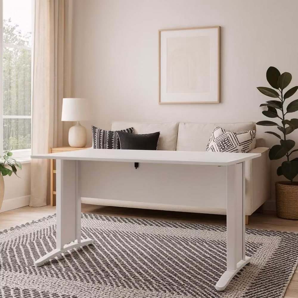 Wyld Haus Dris White Minimalist Writing Desk – 2