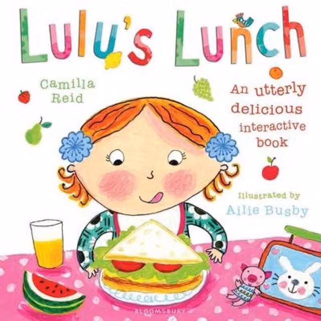 Camilla Reid Lulu's Lunch Hardback Book, Multicolour