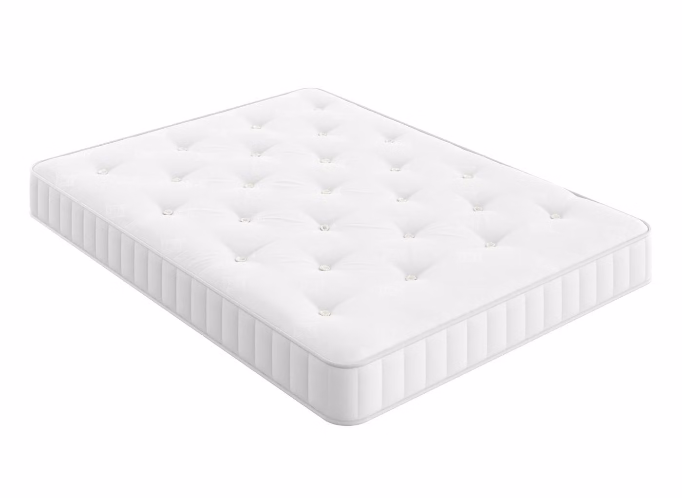 Dreams Workshop Billingham Traditional Hybrid Spring Mattress with Memory Foam and Temperature Regulation, White