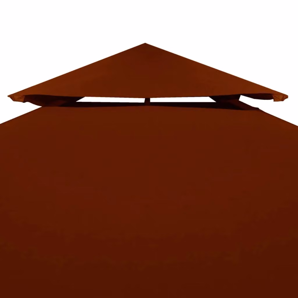 Berkfield Home 2-Tier Gazebo Top Cover, Brown, 3 x 3 m – 2