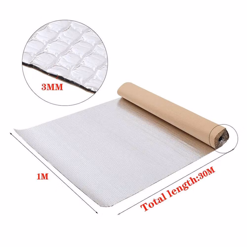 SPETLEK Silver Self Adhesive Double Bubble Insulation Foil for Sheds, W/H: 100 x 3000 cm – 2