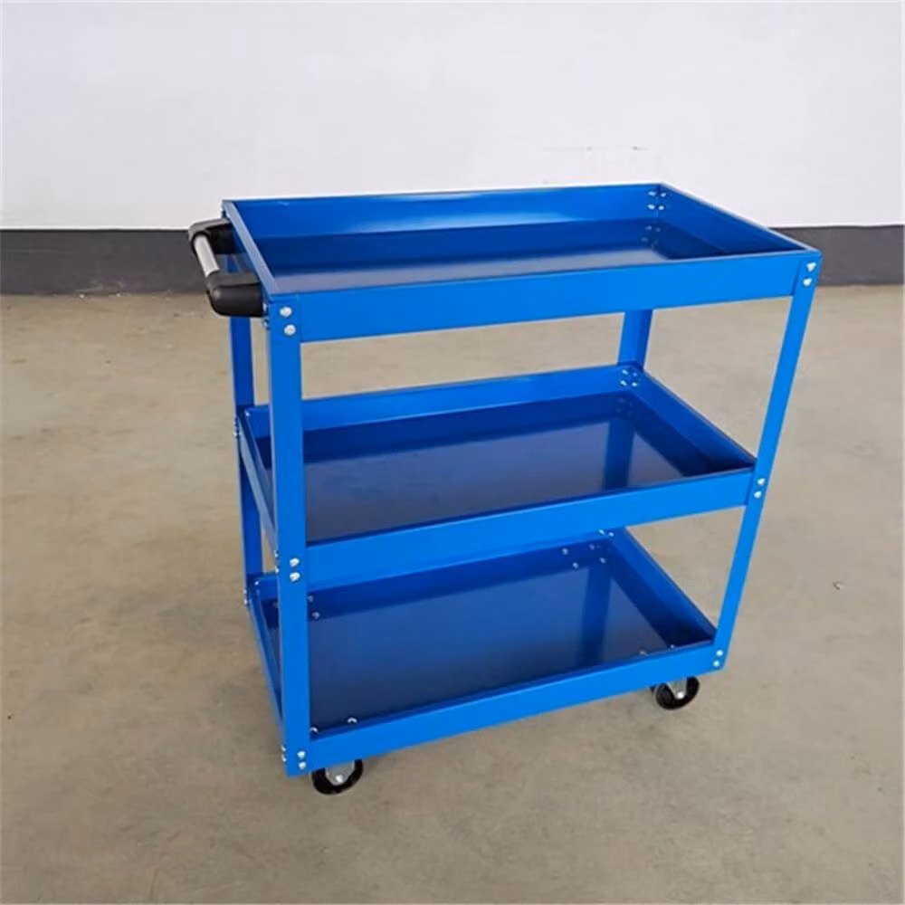 FORGEVIO Heavy Duty Tool Storage Garage Trolley in Blue – 5
