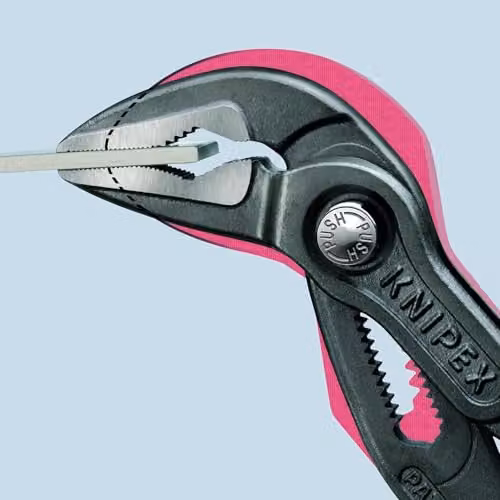 Knipex Cobra ES Extra-Slim Water Pump Pliers in Red – 5