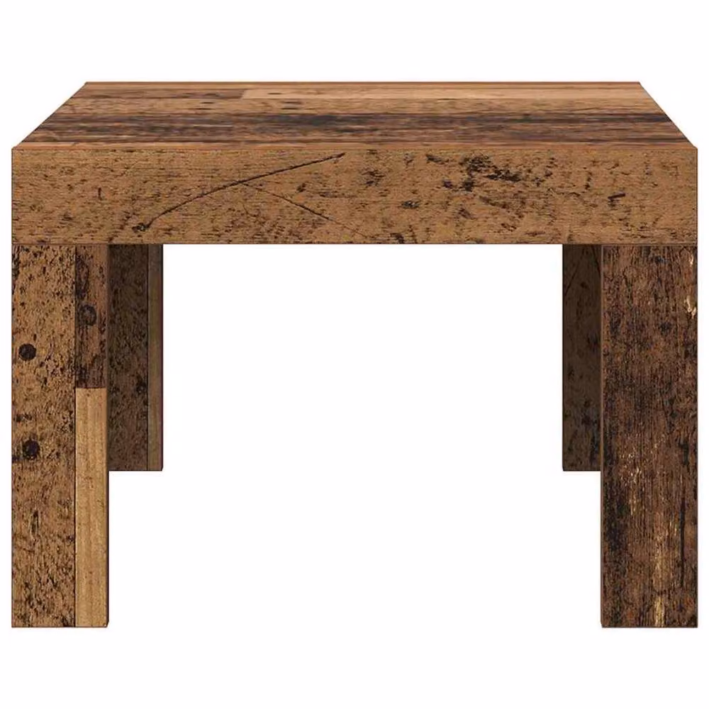 Berkfield Home Modern Square Coffee Table in Brown Engineered Wood, W/D/H: 50 x 50 x 35 cm – 5