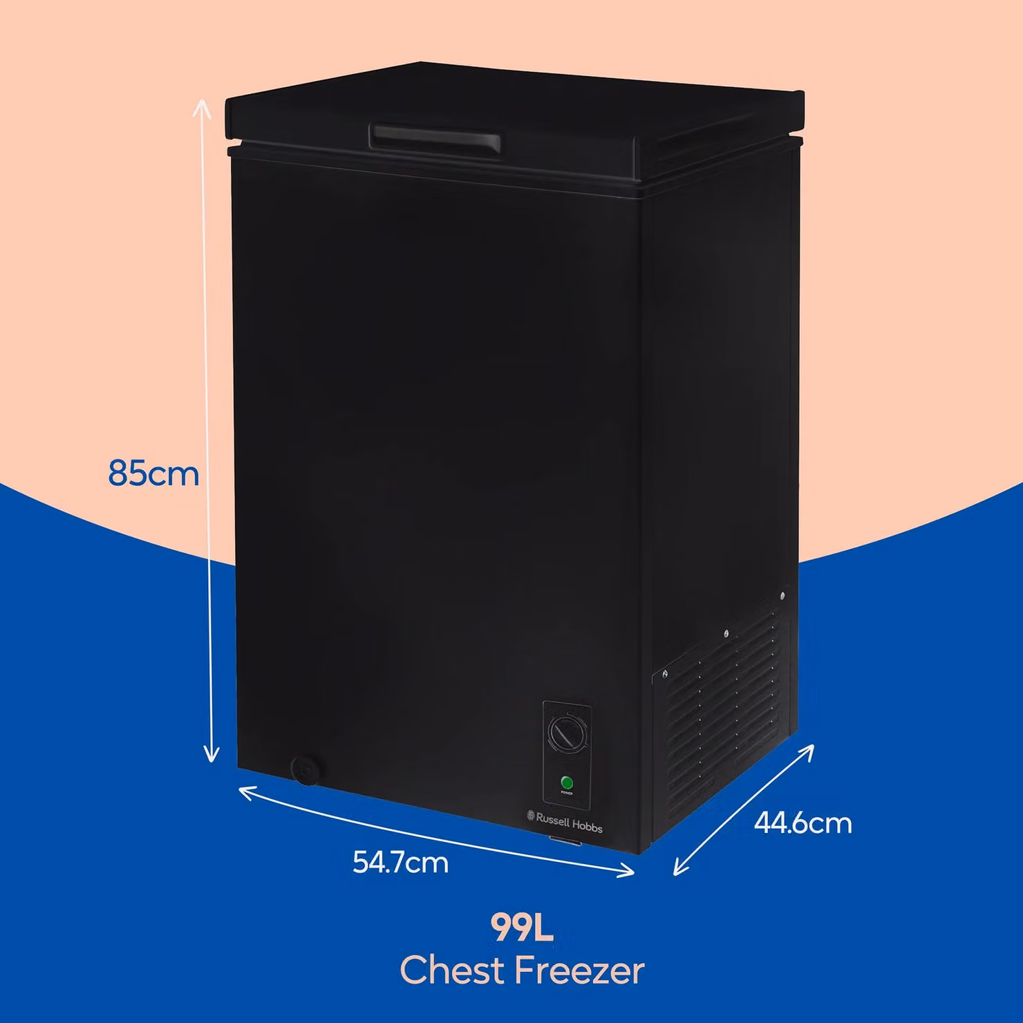 Russell Hobbs 99L Black Chest Freezer RH99CF0E1 – 1