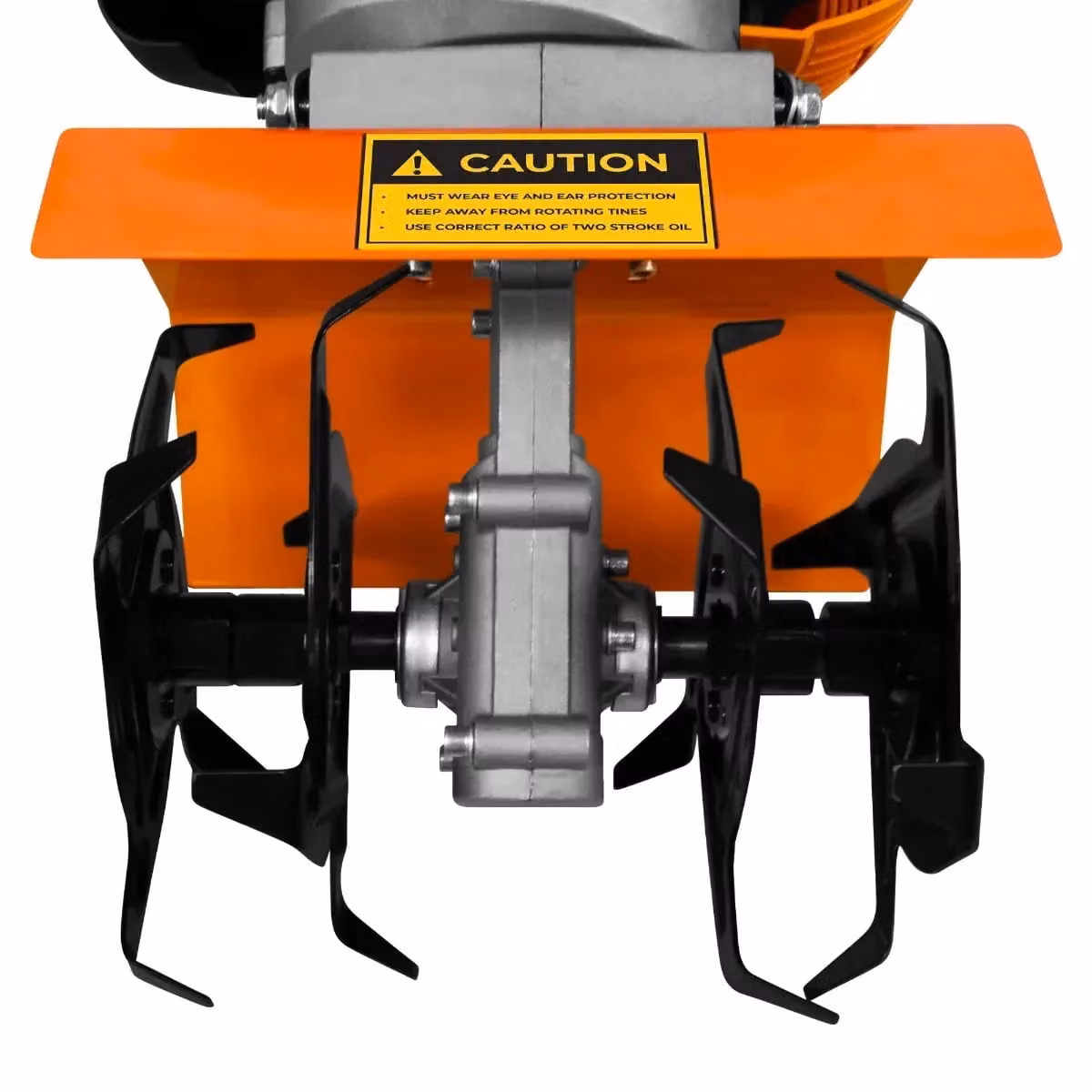 Monstershop T-Mech Petrol Garden Tiller in Black and Orange – 5