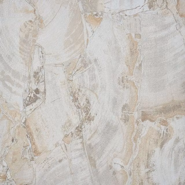 Novecrafto Self-Adhesive Vinyl Floor Tiles in Beige and Yellow Modern Marble Effect