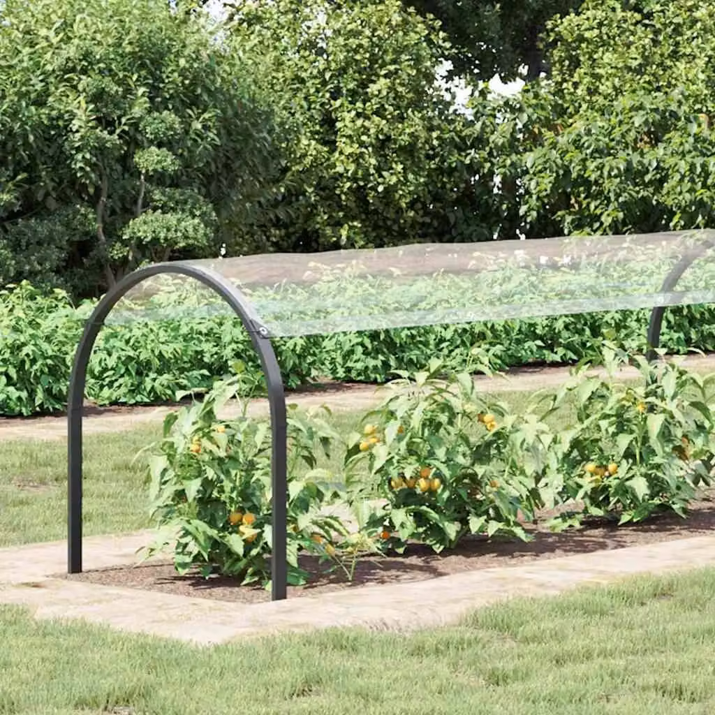 Berkfield Home Transparent PVC Plant Cover with Eyelets, W: 1 m, L: 6 m – 2