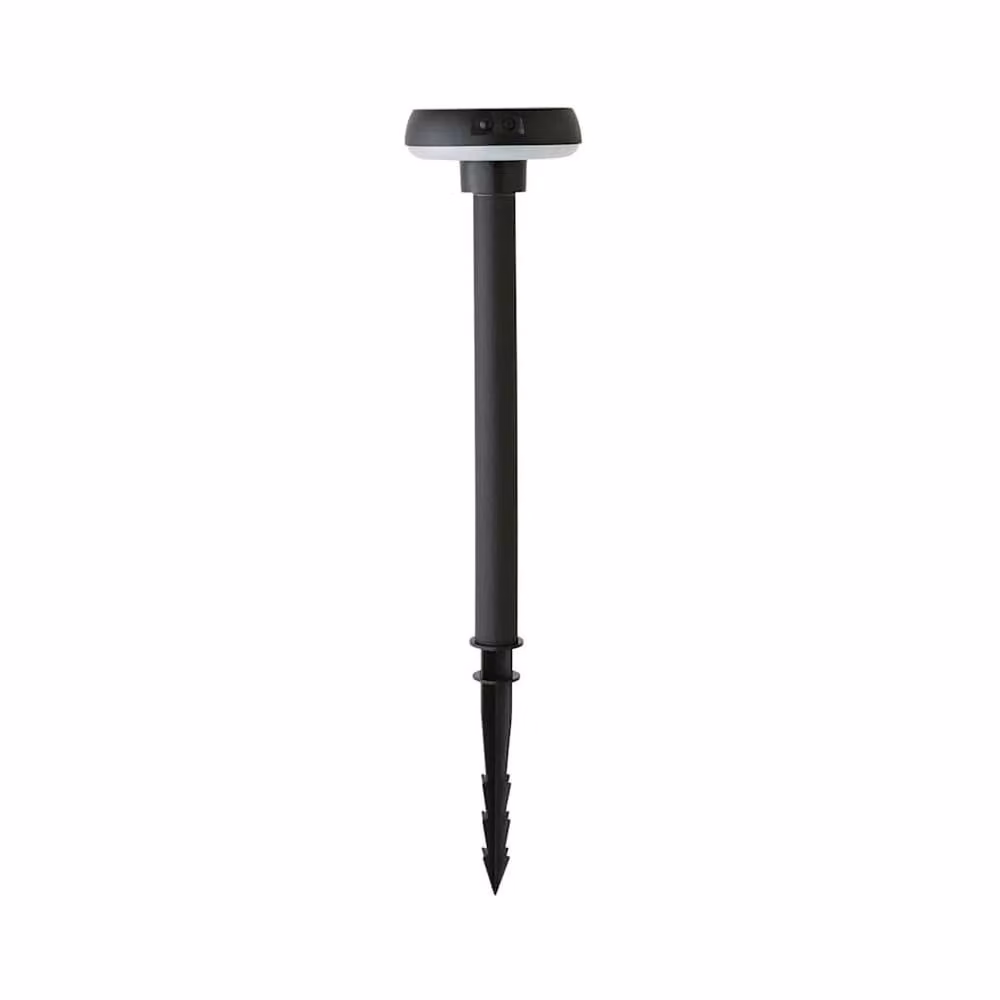 FLAVORA Black Solar Spike Light with Motion Sensor for Outdoor Garden Paths and Floors – 2